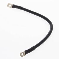 14IN. LONG UNIVERSAL BATTERY CABLE - BLACK.