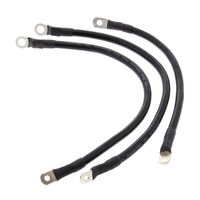 BATTERY CABLE KIT - BLACK. FITS FXR 1982-1988.