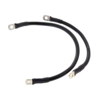 BATTERY CABLE KIT - BLACK. FITS SPORTSTER 1981-2003.