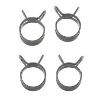 FS00043 FUEL HOSE CLAMP 4 PC KIT - BAND STYLE 12MM ID