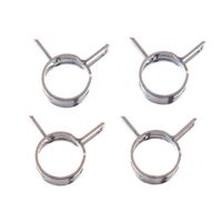FS00059 FUEL HOSE CLAMP 4 PC KIT - BAND STYLE 10mm ID