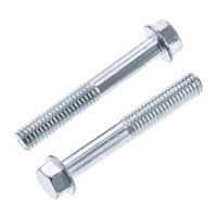 Bolt Hex Flange Bolts 6x40mm (Pack of 10)