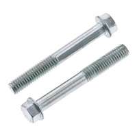 Bolt Hex Flange Bolts 6x45mm (Pack of 10)
