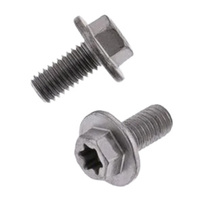 Bolt Large Flange Euro Bolt 6x12mm (Packet of 10)
