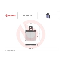 Brembo Brake Pad Carbon Ceramic