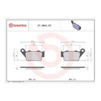Brembo Brake Pad Carbon Ceramic Race