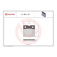 Brembo Brake Pad Sintered Rear