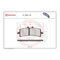 Brembo Brake Pad Carbon Ceramic Race
