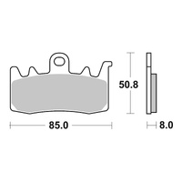 Brembo Brake Pad Sintered Xtra