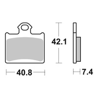 Brembo Brake Pad Sintered Enduro