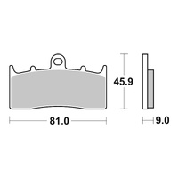 Brembo Brake Pad Sintered Front