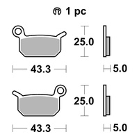 Brembo Brake Pad Offroad Race