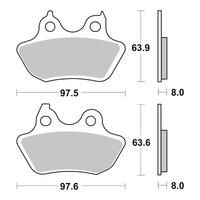 Brembo Brake Pad Sintered Rear