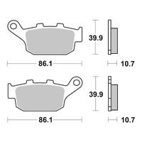 Brembo Brake Pad Sintered Rear