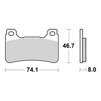 Brembo Brake Pad Sintered Front