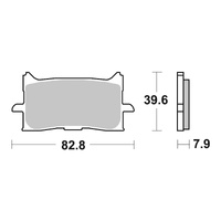 Brembo Brake Pad Sintered Front