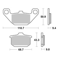 Brembo Brake Pad Sintered Front