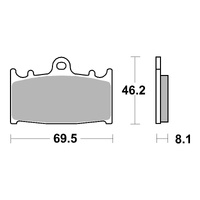 Brembo Brake Pad Sintered Front