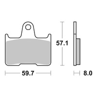 Brembo Brake Pad Sintered Rear