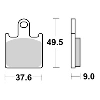 Brembo Brake Pad Sintered Xtra