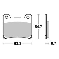 Brembo Brake Pad Sintered Rear
