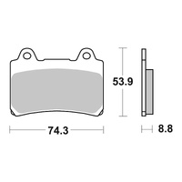 Brembo Brake Pad Sintered Front