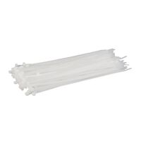 WHITES CABLE TIES 300 X 4.8 mm 100pcs/BAG WHITE