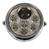 WHITES HEADLIGHT LED 5" COMPLETE multi voltage 6-12v