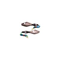 WHITES FLASHER UNI LED DIAMOND BLK PAIR