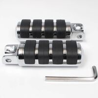WHITES FOOT PEG/HD ISO RIDER F/LG CHROME