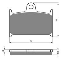 BRAKE PADS GOLDFREN SINT SPORTS GF017 - S3 ( PH189 / PH50 )