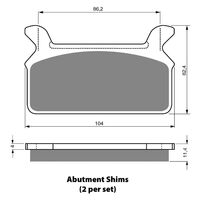 BRAKE PADS GOLDFREN SINTERED SPORTS GF063 - S3 ( PH157 )