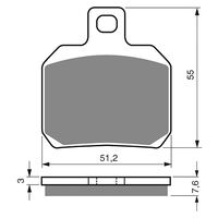 BRAKE PADS GOLDFREN SINTERED SPORTS GF152 - S3 ( PH253 )