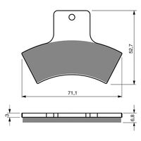 BRAKE PADS GOLDFREN OFFROAD RACING GF179 - K5 ( PR257 )