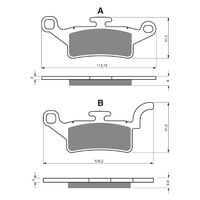 BRAKE PADS GOLDFREN GF330 - S3