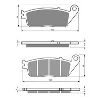 BRAKE PADS GOLDFREN GF333 - S3