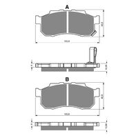 BRAKE PADS GOLDFREN OFFROAD RACING GF339 - K5 ( PR410 )
