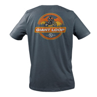 GIANT LOOP T-SHIRT SHORT SLEEVE MED - RETRO