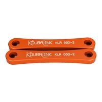 KOUBALINK 51mm LOWERING LINK KLR650-2 - ORANGE