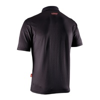 Leatt Team Polo Shirt (Short) - Black (2XL/US46/EU56)2XL