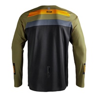 Leatt 4.5 Enduro Jersey - Stripe Khaki Brown (2XL)2XL