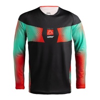 Leatt 4.5 Junior Jersey - Hatched Red (M/130-140cm)YOUTH M