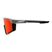 Leatt SpeedViz Pro Sunglasses - Black / White Iriz Cryztal Red 13 VLT