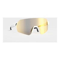 Leatt RideViz Shield Sunglasses - Satin White / Iriz Cryz (Small)
