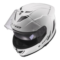 LS2 FF818 Storm III Solid Helmet - Gloss White (XL)XL