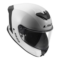 LS2 FF820 Rapid III Solid Helmet  Gloss White (XS)XS