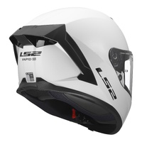 LS2 FF820 Rapid III Solid Helmet  Gloss White (2XL)2XL
