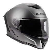 LS2 FF820 Rapid III Solid Helmet  Matte Titanium (2XL)2XL