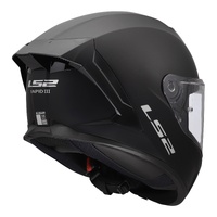 LS2 FF820 Rapid III Solid Helmet  Matte Black (L)L