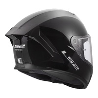 LS2 FF820 Rapid III Solid Helmet  Gloss Black (XL)XL